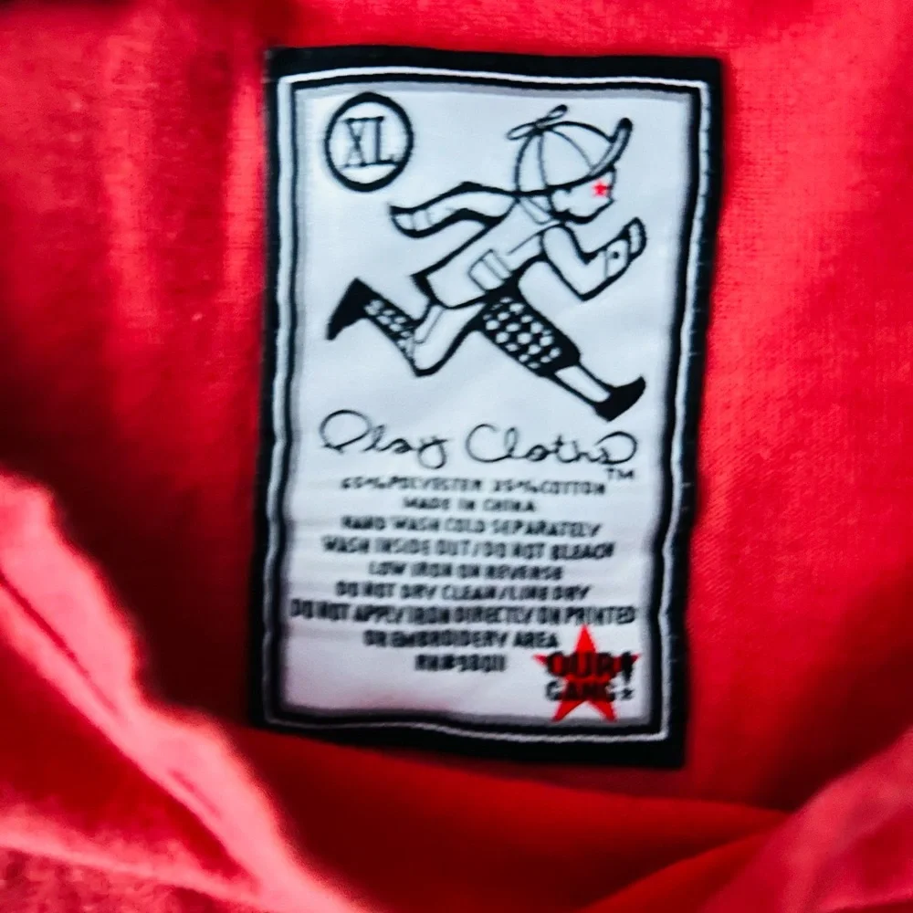 Play Cloths *RARE*Vintage XL Red Shirt - Picture 3 of 4